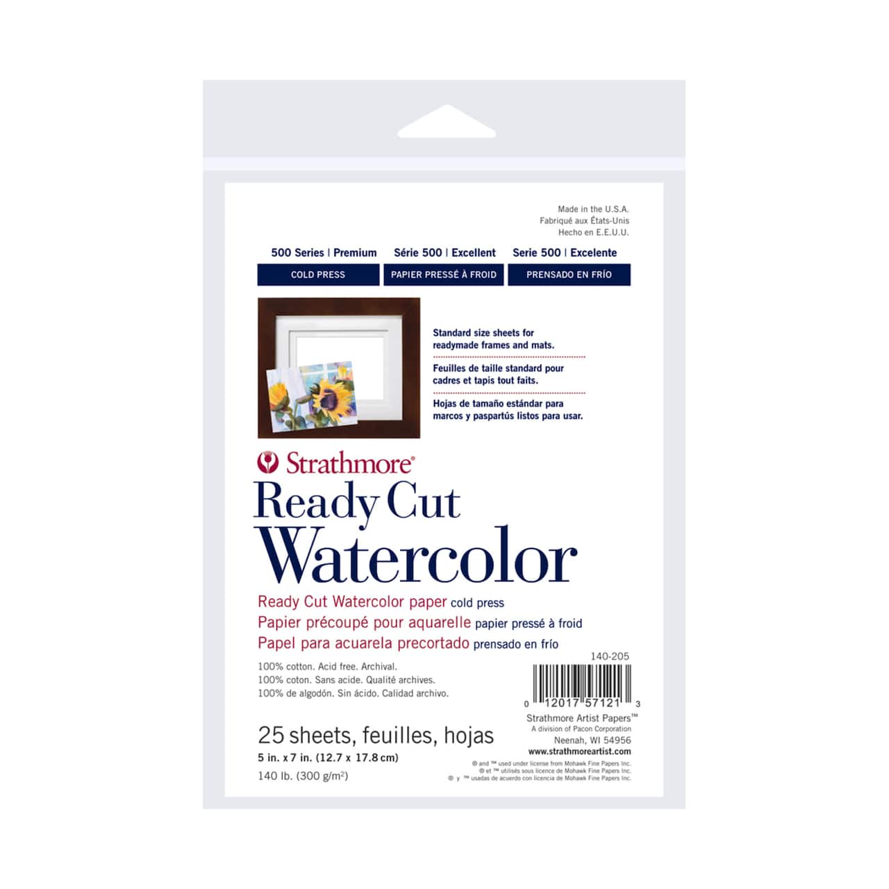Strathmore® 500 Series Cold Press Ready Cut Watercolor Paper